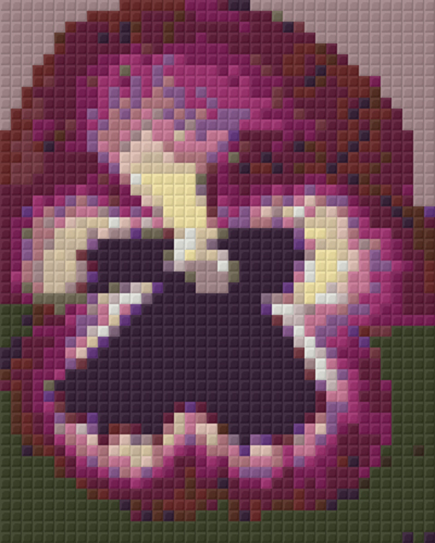 Pansy One [1] Baseplate PixelHobby Mini-mosaic Art Kit image 0